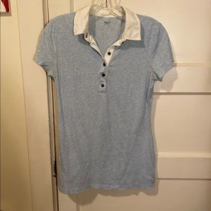 Gap polo w/contrast collar sz M